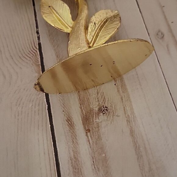 SUNFLOWER Gold tone earring tree - Picture 4 of 5